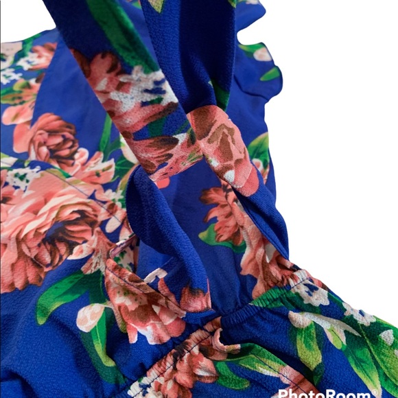 Dream of Me Floral High Low Maxi Dress Size Medium - Picture 10 of 17